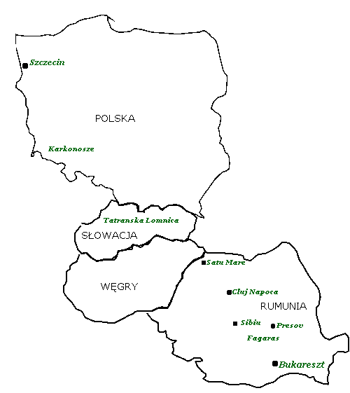 Rumunia-mapa